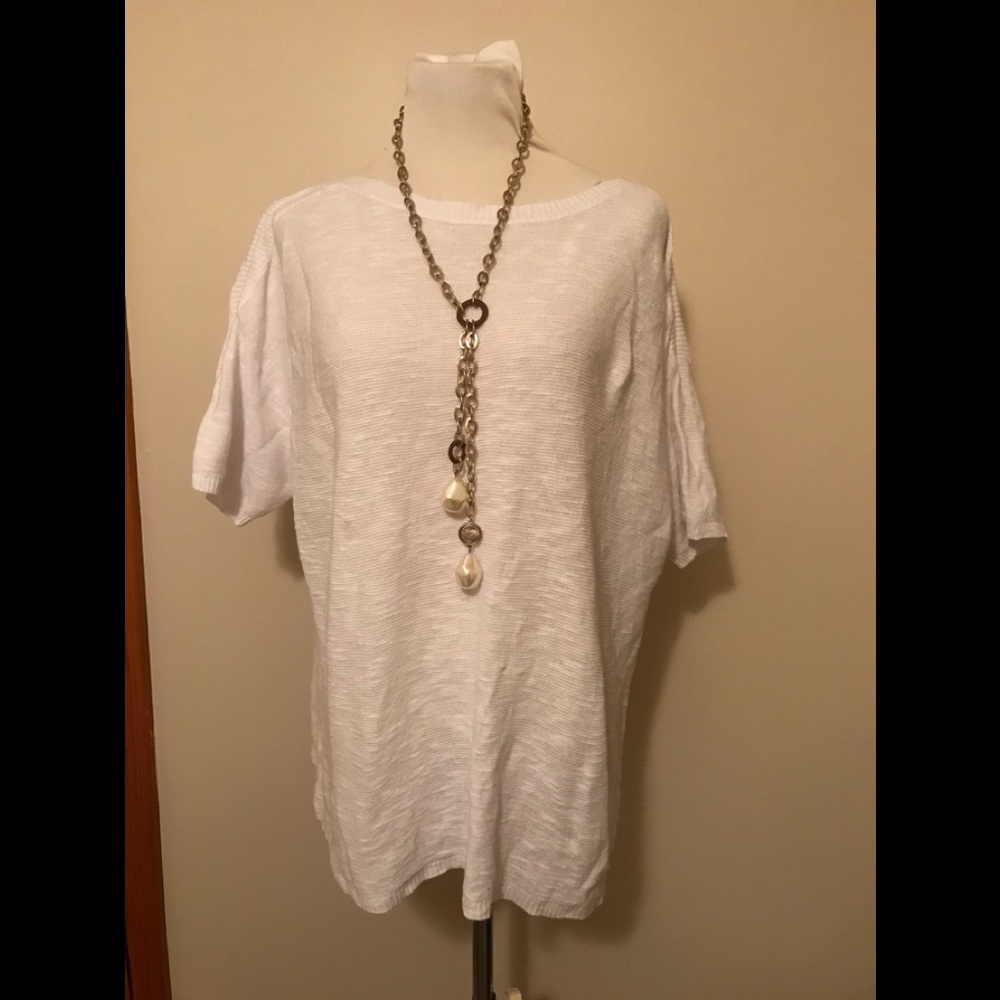 Eileen Fisher white sweater💝